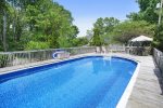 Private Swimming Pool is on the side of the house that does not face the lake